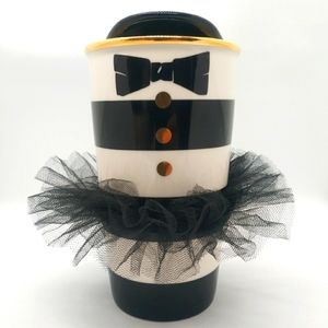 Starbucks 2013 Alice and Olivia 12oz Double Wall Travel Mug Tumbler